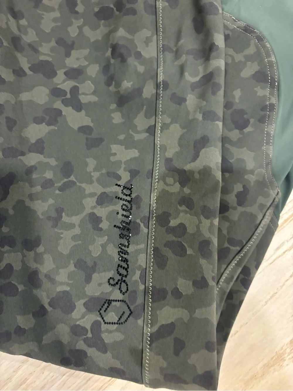 Samshield RARE knee patch camo breeches NWOT - Picture 2 of 6